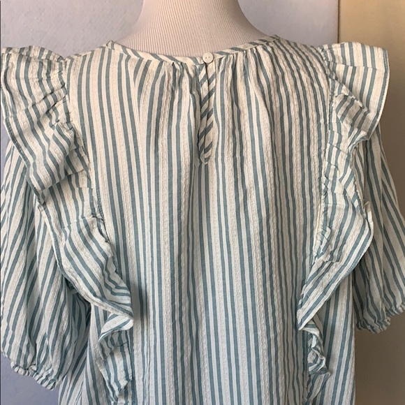 Striped Ruffle Blouse - Picture 7 of 11